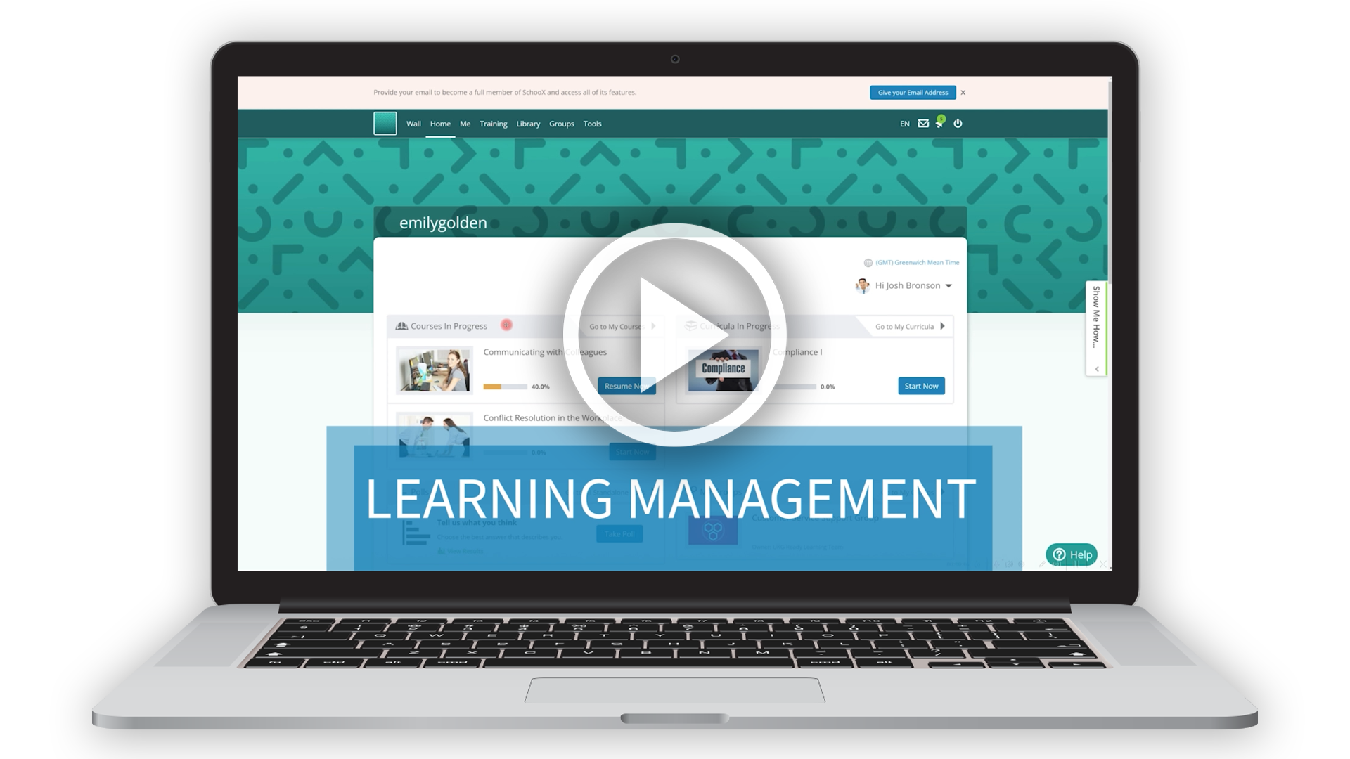 Learning Management System Demo Image